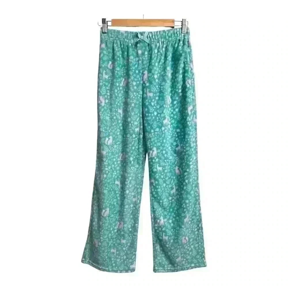 🆕Eddie Bauer Girls PJ fleece pants. In excellent condition size Large 14/16